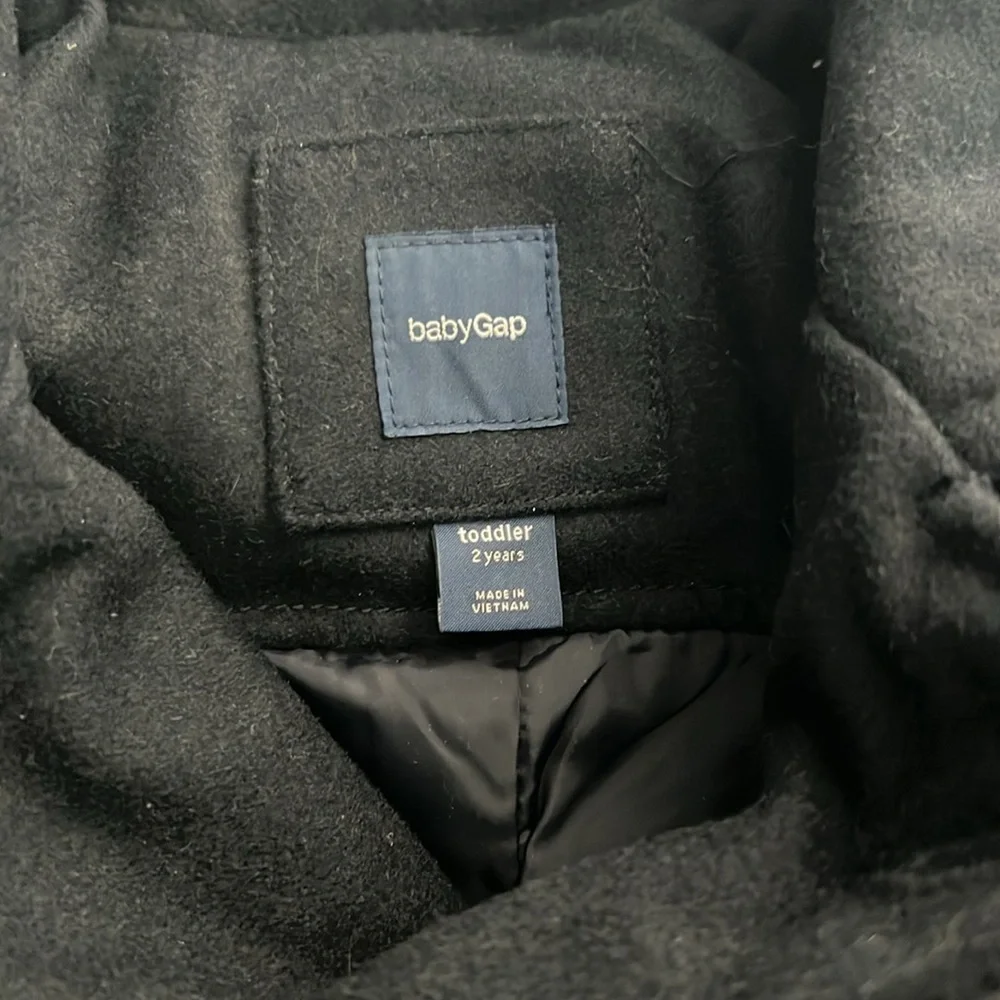 Baby Gap navy peacoat size 2T / winter coat - Picture 3 of 6